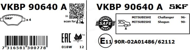 SKF VKBP 90640 A