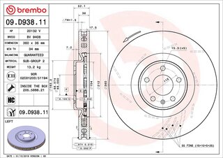 Brembo 09.D938.11