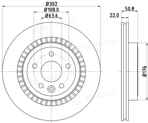 Hella Pagid 8DD 355 129-151