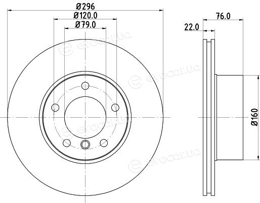 Hella Pagid 8DD 355 104-591