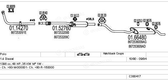 MTS C380417001603