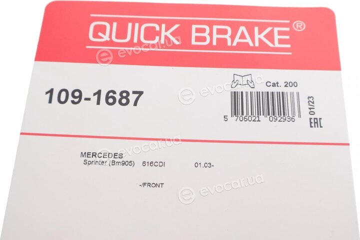 Kawe / Quick Brake 109-1687