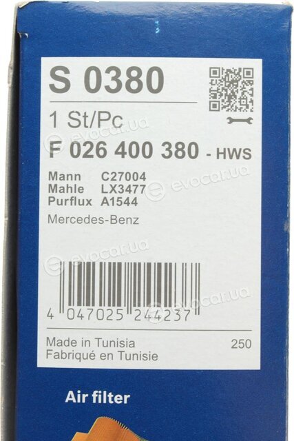 Bosch F 026 400 380