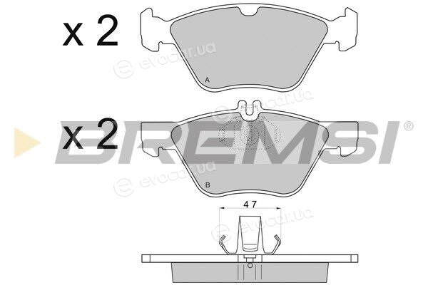 Bremsi BP2695