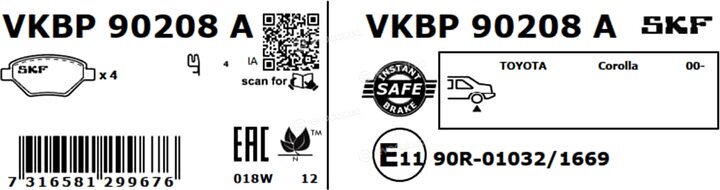 SKF VKBP 90208 A