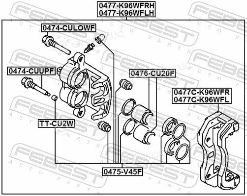 Febest 0475-V45F