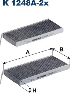 Filtron K 1248A-2x