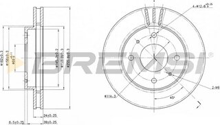 Bremsi CD6885V