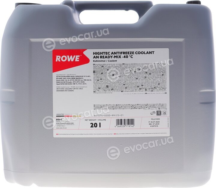 Rowe 21074-0200-99