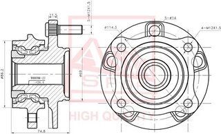 Asva MTWH-CT9AF
