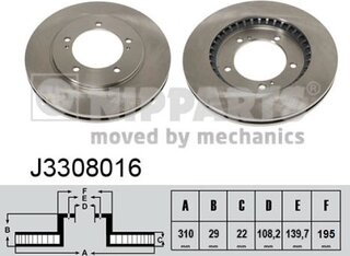 Nipparts J3308016