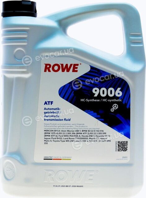 Rowe 25051-0050-99