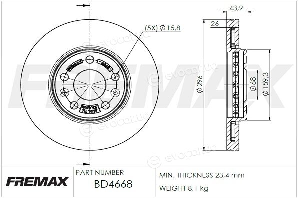 Fremax BD-4668