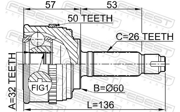 Febest 0310-056A50