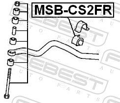 Febest MSB-CS2FR