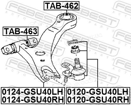 Febest 0120-GSU40LH