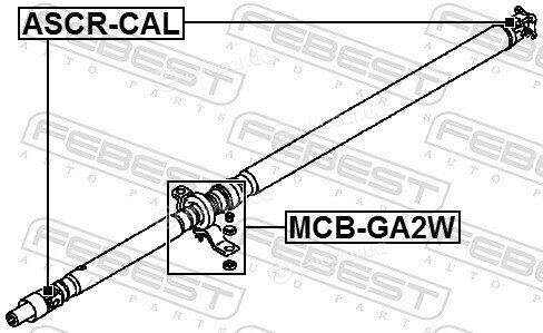 Febest MCB-GA2W