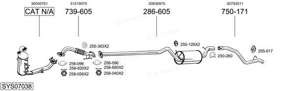 Bosal SYS07038