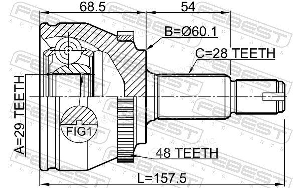 Febest 3510-NL3A48