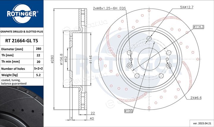 Rotinger RT 21664-GL T5