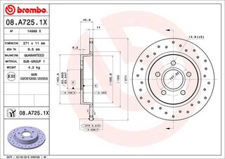 Brembo 08.A725.1X