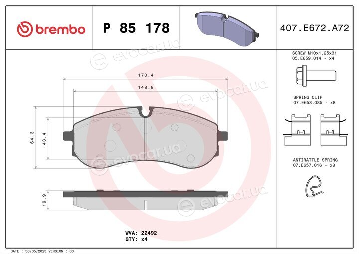 Brembo P85178