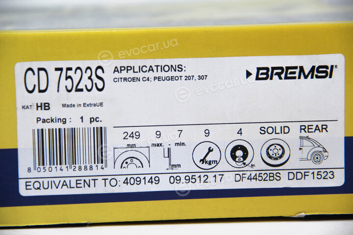 Bremsi CD7523S