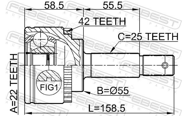 Febest 0210-N16A42