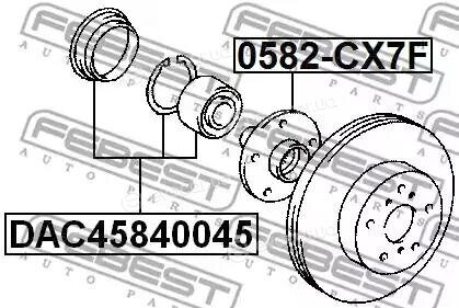 Febest DAC45840045