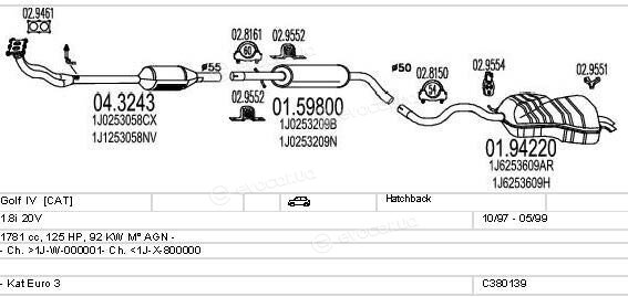 MTS C380139002939