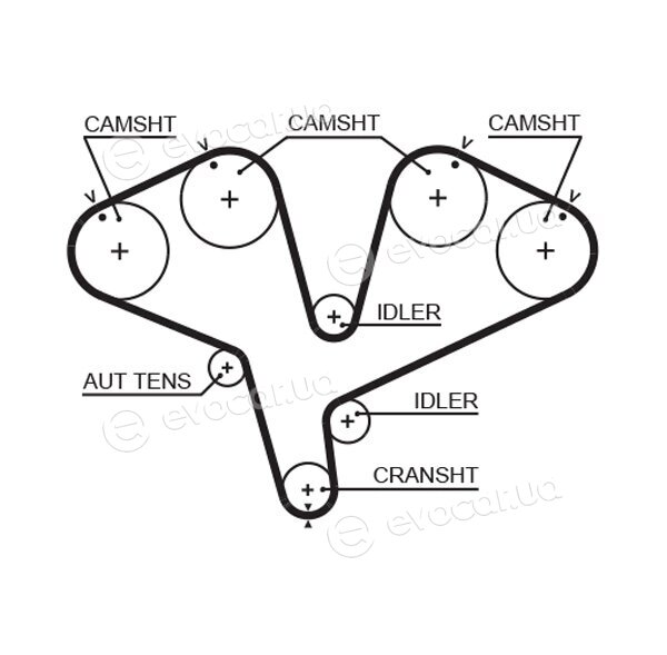 Gates K015453XS