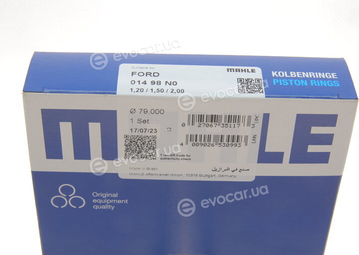 Mahle 014 98 N0