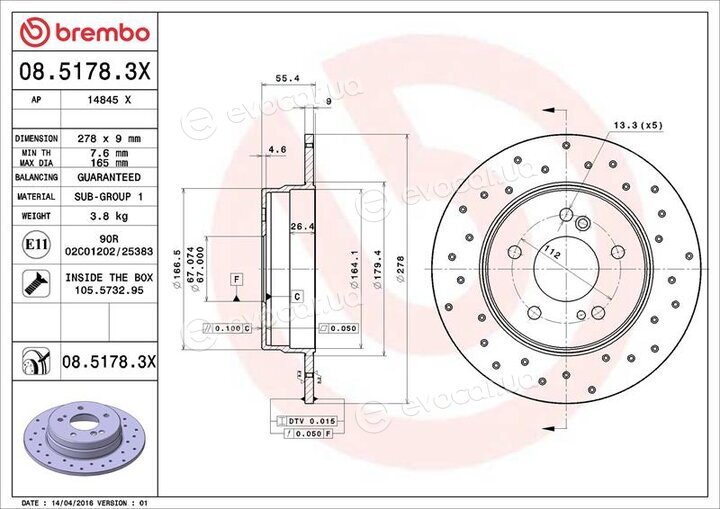 Brembo 08.5178.3X