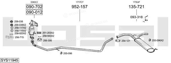 Bosal SYS11945