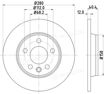 Hella Pagid 8DD 355 105-611