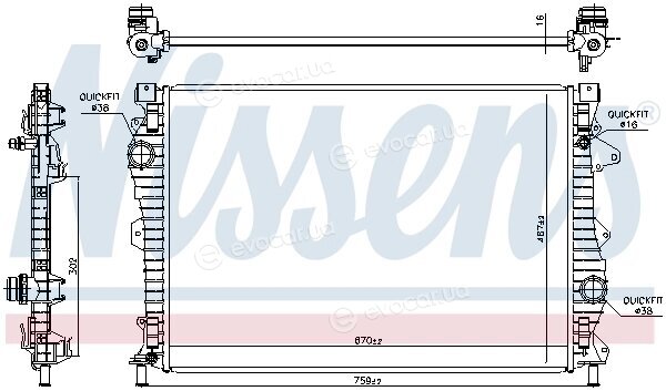 Nissens 606681