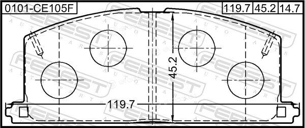 Febest 0101-CE105F