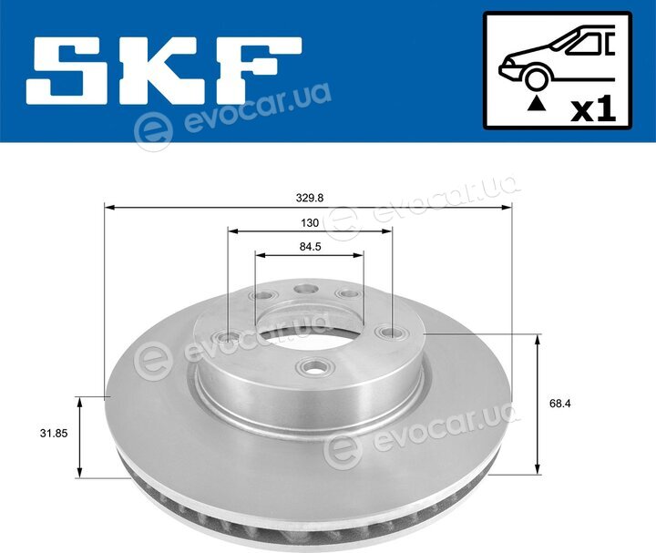 SKF VKBD 81057 V1