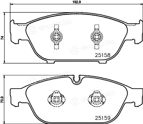 Hella Pagid 8DB 355 016-031