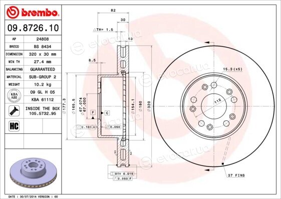 Brembo 09.8726.10