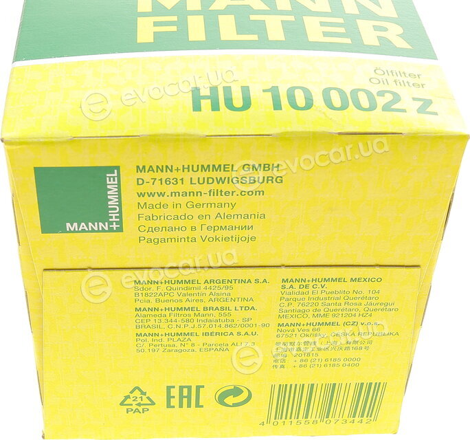 Mann HU 10 002 z