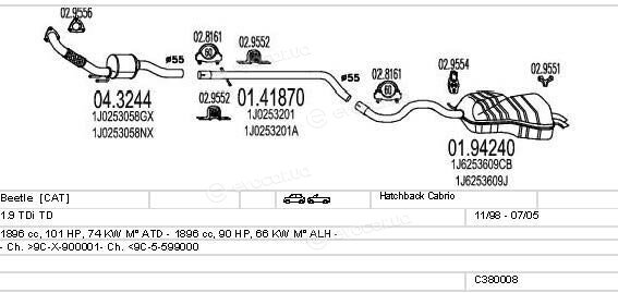 MTS C380008002798