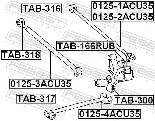 Febest TAB-166RUB