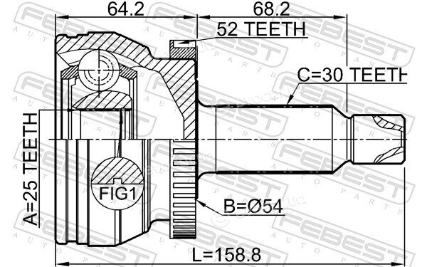 Febest 2210-XM12A52