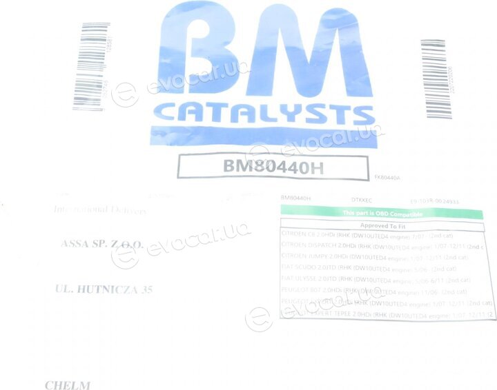 BM Catalysts BM80440H