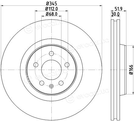 Hella Pagid 8DD 355 117-181