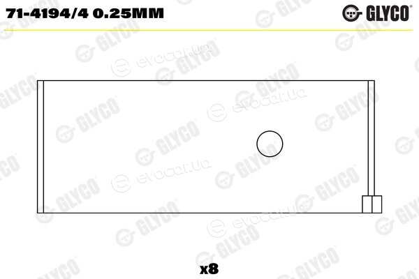 Glyco 71-4194/4 0.25mm