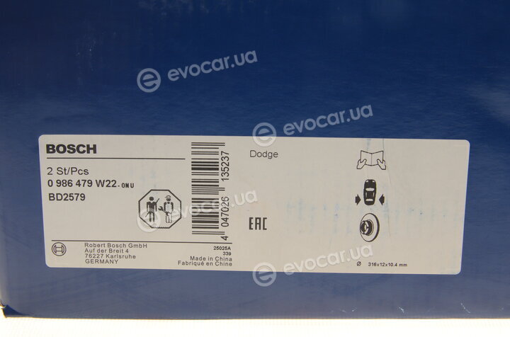 Bosch 0 986 479 W22