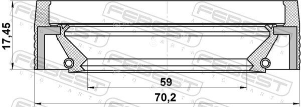 Febest 95MBS-61700817X