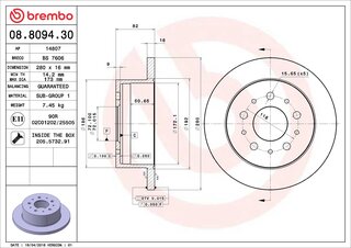 Brembo 08.8094.30